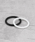 Heavy Duty Quick Release Hydraulic O Ring Seal Kit For BG3 Tractor Plugs, Black and White O Rings, Rubber and PTFE Material