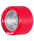 Sonar Ninja Speed Roller Skate Wheels 62Mm X 43Mm Red 90A Four Pack Durable Urethane
