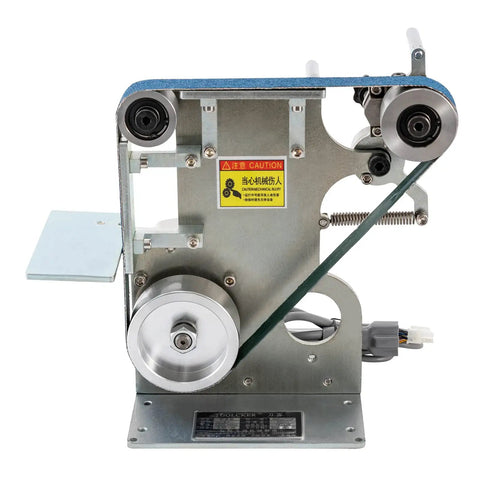 Heavy Duty 550W Brushless Belt Sander Built Tough As Nails For Metal And Wood Work 1X30 Inch 6000RPM Horizontal Polishing Machine with metal frame.
