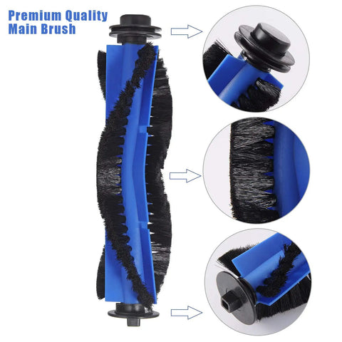 Replacement Parts Kit For Eufy RoboVac 11S Max, 15C Max, 30C Max, G30 Edge And G10 Hybrid main brush close-up view