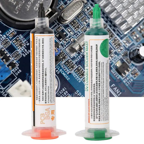 Conformal Solder Mask Ink For Electronics Low Solder Coating For PCB Insulation And Protection Black BGA Solder Resist Ink 2 Pieces