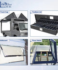 Uses of 12 Inch Gas Strut Lift Support 24 Lbs Per Shock 107 Newtons 2 Pack in truck cap, toolbox, billboard, and floor hatch