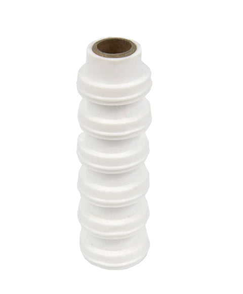 Stack of six white washers from Toilet Seat Tightening Kit With Tool And Washers To Stop Wiggle And Wobble Easy Install For Most Seats