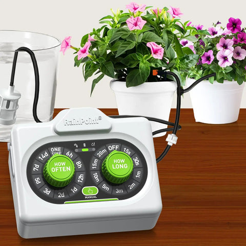 Automatic Plant Waterer For Indoor And Outdoor Pots Easy Setup Drip Irrigation System Battery Powered IP54 Waterproof