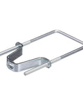 U Bolt Style Tire Carrier For Trailer Tongue Or Frame Mount Fits Four Or Five Lug Rims Holds Eight To Fifteen Inch Tires
