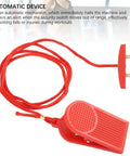 Must Have Magnetic Treadmill Safety Key With Double Insert Design Easy Fit Emergency Stop Key Compatible With JX ZXCH ISPO Treadmills Universal Replacement For Running Machines And Walking Pads, red clip with anti-lost rope.