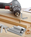 40 Pcs 4 Mm X 20 Mm Stainless Steel Dowel Pins 316L Cylindrical Shelf Pins Silver Tone Built Tough For DIY Woodworking Projects