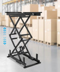 Heavy Duty Electric Scissor Lift Table With Remote Control And Hydraulic Adjustable Height for smooth material handling, industrial grade steel.