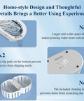 48KHz Ultrasonic Jewelry Cleaner With Five Cleaning Modes For Jewelry, Eyeglasses, Rings, Watches, Watch Bands, Dentures And More, 500ML Stainless Steel Tank features and benefits illustration