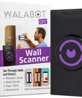 Fo Sho Reliable Android Only Smart Wall Detector That Hella Fast Finds Wood Steel Studs Pvc Drain Pipes And Live Electrical Cables Buried Inside Drywall For Game Changing Diy Remodeling Projects with packaging and user scanning wall.