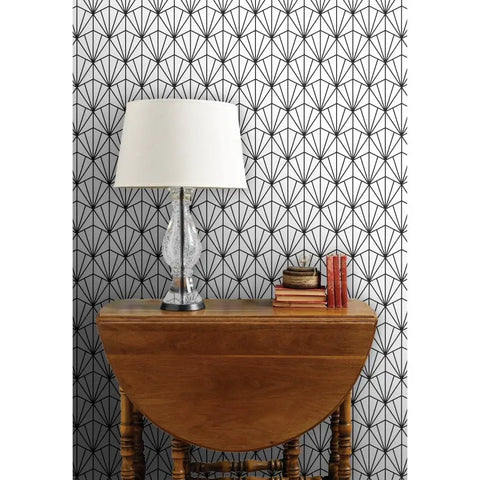 Top Shelf Black And White Pvc Free Type Ii Professional Wallpaper With Fresh Matte Linen Texture Dang Tough Build For Busy Kitchens Bathrooms And Commercial Zones Paste To Paper Custom Printed Just For You, featuring a subtle linen weave pattern.