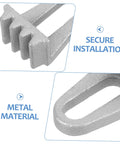 Engine flywheel lock assembly by Amazon; metal flywheel holder with secure locking, front block and close-up ring view