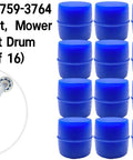 Drive Roller Kit For Lawn Tractors Replacement 759-3764 blue 16-piece drive drum set for mower drive shaft bushings