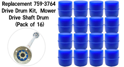 Drive Roller Kit For Lawn Tractors Replacement 759-3764 blue 16-piece drive drum set for mower drive shaft bushings