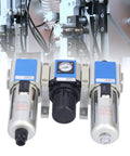 Rugged 1/2 Inch PT Pneumatic Filter Regulator Lubricator Combo For Air Systems With 1.5 MPa Pressure in workshop setup