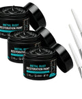 Auto Body Rust Repair Paste Kick Rust To The Curb Heavy Duty Metal Restoration Putty for Wheel Wells and Door Edges 100G jars with brushes