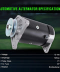 Heavy Duty Starter Generator For Ezgo Golf Cart Mg2 Txt Rtx Medalist Fleet Freedom Hp And Club Car Ds, 12 volt, 15 amp, steel housing.