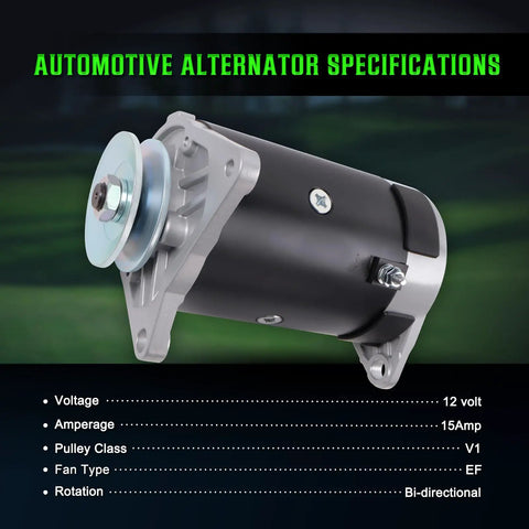 Heavy Duty Starter Generator For Ezgo Golf Cart Mg2 Txt Rtx Medalist Fleet Freedom Hp And Club Car Ds, 12 volt, 15 amp, steel housing.
