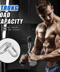 Bodybuilder showing strength with 15 Piece M6 One Quarter Inch Quick Link Chain Connectors 875 lb capacity