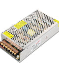 Beefy 5V 30A 150W DC Switching Power Supply For LED Driver With 110V 220V Input Selectable Voltage And Heavy Duty Durable Performance For LED Strips Signs And DIY Projects, metal enclosure