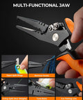 Multi-functional jaw on corrosion-resistant pliers from All In One Fishing Tool Set With Corrosion Resistant Pliers Fillet Knife Scissors Lip Gripper And Multi Functional Jaw For Freshwater Bass Angling A Great Gift For Men