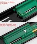 Soft Close Drawer Slides 22 Inch Black Side Mount Heavy Duty Tough As Nails Cabinet Rails With Ball Bearing Full Extension detail view