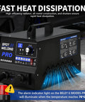 Heavy Duty Auto Body Dent Repair Spot Welder Kit With Manual And Auto Modes, 3500W Stud Welder, digital display close-up
