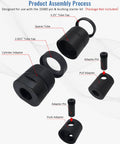 Leaf Spring Pin And Bushing Adapter Service Tool Kit For Heavy Duty Semi Trucks And Equipment Works With Pins And Bushings Starter Set components