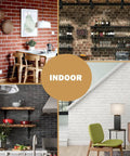 Indoor spaces with Dope Red Faux Brick Wall Tiles 100 Pack 3D Thin Brick Veneers for bedrooms, kitchens, and living room accents.