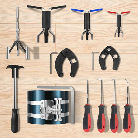 All In One Hydraulic Cylinder Repair Kit Pro Grade With Adjustable Gland Nut Wrench Seal Twistors Piston Hone Tools
