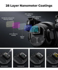 Wide Angle Lens For DJI Mavic 4 Pro Drone, 108 Degree Field Of View, diagram showing multi-coated optical glass layers