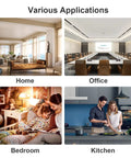 Various Applications for Motorized Pop Up Power Strip With Bluetooth Speaker And Wireless Charging Pad in Home, Office, Bedroom, Kitchen.