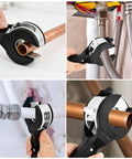 Ratcheting Tubing Cutter For Copper, PVC And Soft Metal Tubing, 360 Degree Ratchet For Tight Spaces, Heavy Duty Pipe Cutter, Cuts Five Sixteenths To One And One Eighth Inches, Built For Pros And Weekend DIYers used on copper and PVC pipes