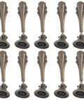 10 Pack Dope Vintage Style Zinc Alloy Drawer Pulls With Single Hole Design For Easy Install And A Secure Fit On Bathroom Cabinets