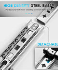 Heavy Duty Drawer Slides 53mm With Ball Bearings for Smooth Quiet Operation 120kg Load Detachable No Lock Rails 350mm 14 Inch