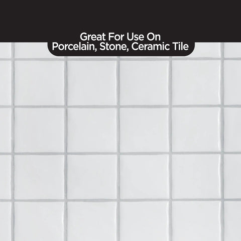 Porcelain, stone, and ceramic tile surfaces suitable for Motorized Grout Cleaning Tool For Deep Carpet Cleaners With 1 Inch Grout Line Guides.