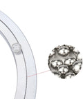 The Real Deal Built Tough Aluminum Lazy Susan Turntable Base featuring smooth ball bearing and rubber pad detail.