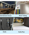 Heavy Duty Self Adhesive Soundproofing Foam Sheet, 3CM Thick Acoustic Insulation Roll in entertainment venues and studios.