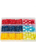 Hot 300 PCS Insulated T-Taps Quick Splice Wire Connectors For 22 To 10 AWG Cables And Super Durable Spade Terminals Kit You Gonna Love in organizer case