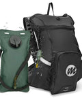 Hydration Pack With 2L Water Bladder, Lightweight 600D Running Backpack, Removable Tool Pouch, Adjustable Straps