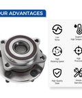 2 Pack Front Wheel Bearing And Hub Assembly 513302 Direct Replacement For 2019 To 2021 Subaru Forester And 2019 Ascent