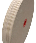 Leather Honing Wheel For 6 Inch Bench Grinders And Polishers, Durable Stacked Leather Buff Wheel 3/4 Inch Thick with red center