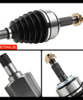 Close-up details of Front Left Driver Side CV Axle Shaft for Honda CRV 2002 2006 And Honda Accord 2003 2007 L4 2.4L Manual Transmission