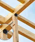 Badass Galvanized L Brackets For Wood 2X4 Inch Corner Braces Heavy Duty Angle Hardware For Deck Framing And Thick Beam Support 15 Piece Rust Proof Steel Kit Built Tough mounted for timber support