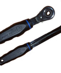 Automatic Slack Adjuster Tool For Type Slack Adjusters With Release Tool And Wrench Included, black handles, top view