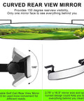 16.5 Inch Golf Cart Rear View Mirror With No Fuss 150 Degree Curved Design For EZGO Yamaha Club Car, landscape view