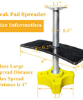 Disc Brake Pad Spreader And Caliper Piston Tool For Cars And Light Trucks, with size information and measurements shown.