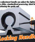 Beefed Up Heavy Duty Linear Motion Guides Kit locking handle on SBR30 rail for CNC grinding