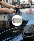 Pro Grade 6 Inch Foam Sanding Discs 15 Pack 3000 Grit Hook And Loop Wet Dry Sandpaper used on car with orbital sander