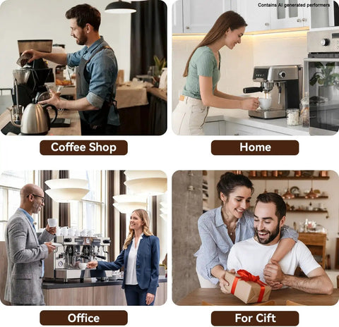 Level Up Your Home Cafe Setup With This Premium 58Mm Espresso Tamper And Coffee Distributor Bundle Including A Sharp WDT Tool For Even Distribution And Nailed Every Single Pull.